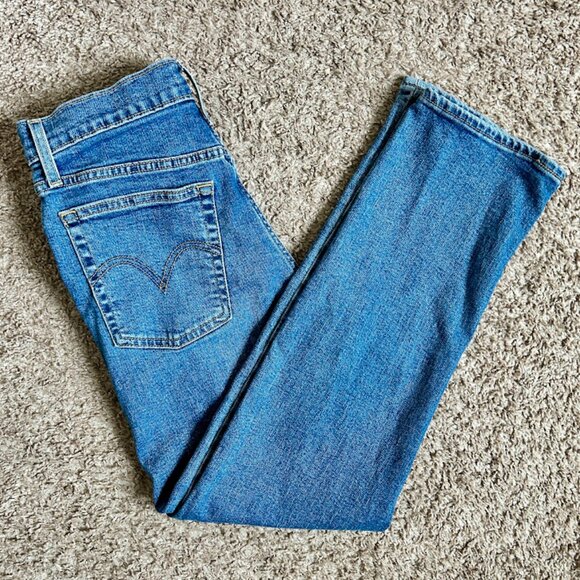 EUC I Levi's Wedgie Straight Jean I Medium Wash I Size: 29 I Button Fly - Picture 1 of 8